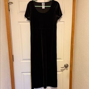 Laura Ashley Velvet Maxi Dress